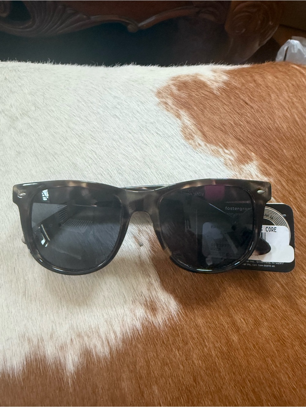 Gray Tortoiseshell Sunglasses - Dark Lenses by Foster Grant Max Block